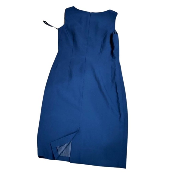 LE SUIT Collarless Dress Suit, navy blue size 6 new, women’s dress - Picture 4 of 9